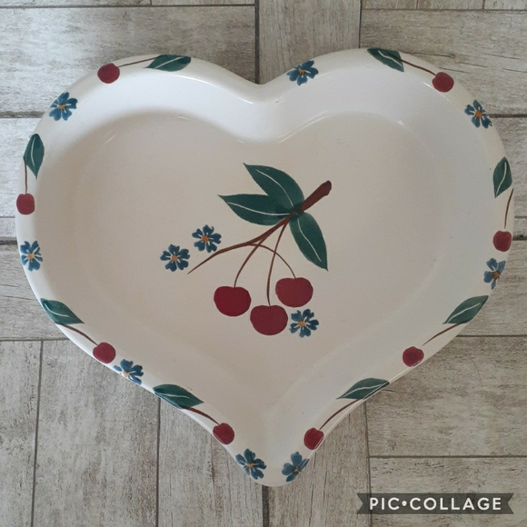 Chaparral Pottery USA Heart Dish - Picture 1 of 5